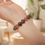 Earth Signs Strawberry Quartz Bracelet
