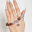Air Signs Amethyst Bracelet